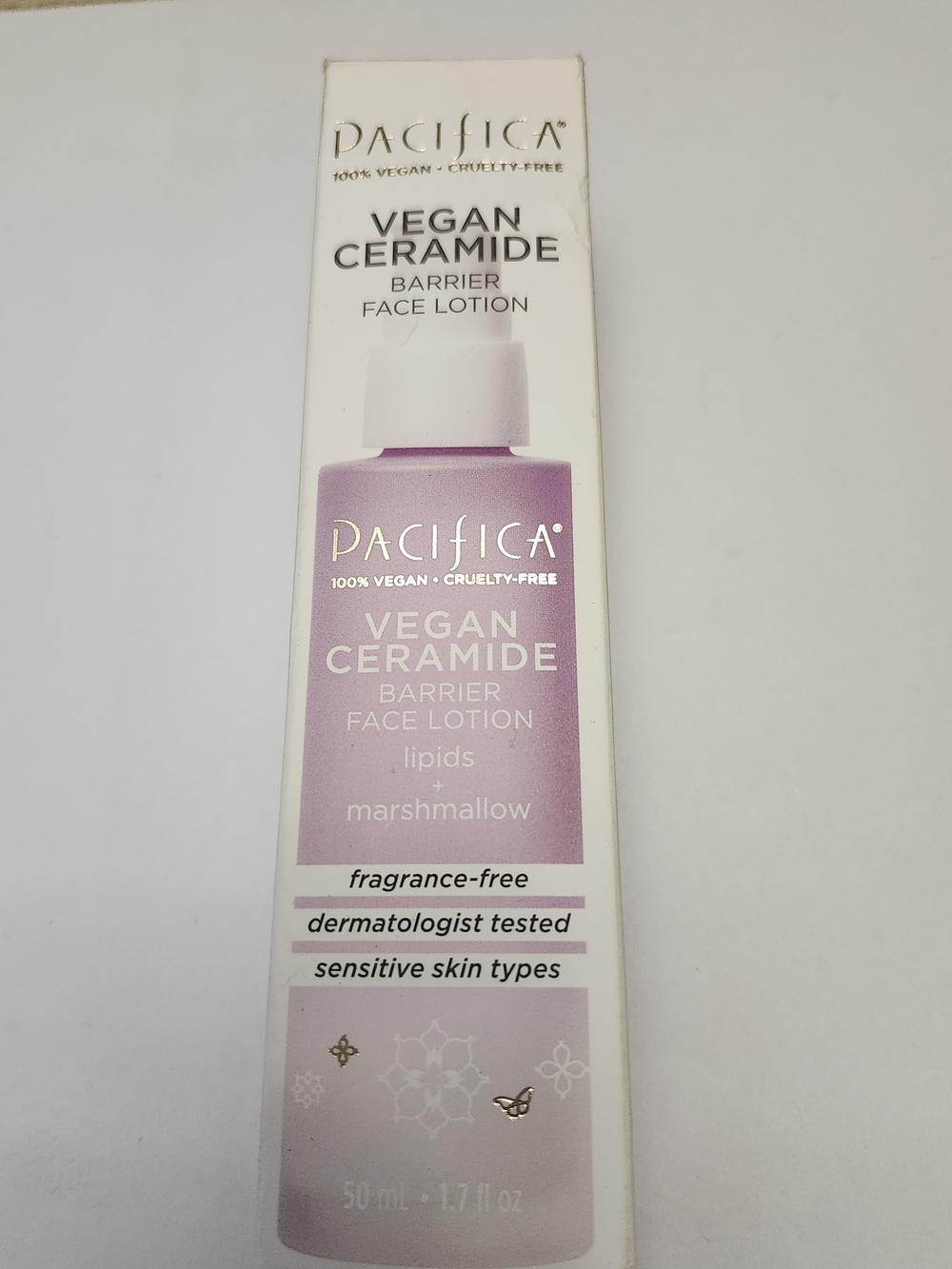 Pacifica Vegan Ceramide Barrier Face Lotion - Light Purple